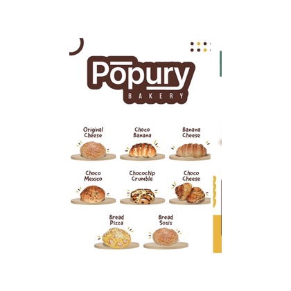 

Popury Bakery, roti manis, snack box