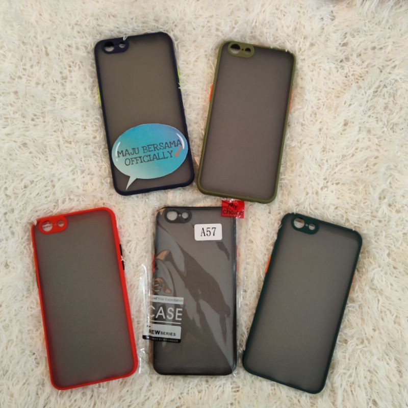 [MB] Softcase Bumper Case Aero Oppo A57 / A39 free antigores / My choice Case Silikon Oppo A57