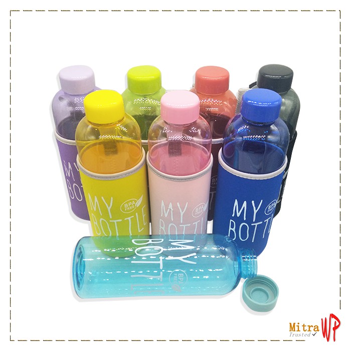 Botol Minum My Bottle AQUA 1 LITER - My Bottle Plus Pouch