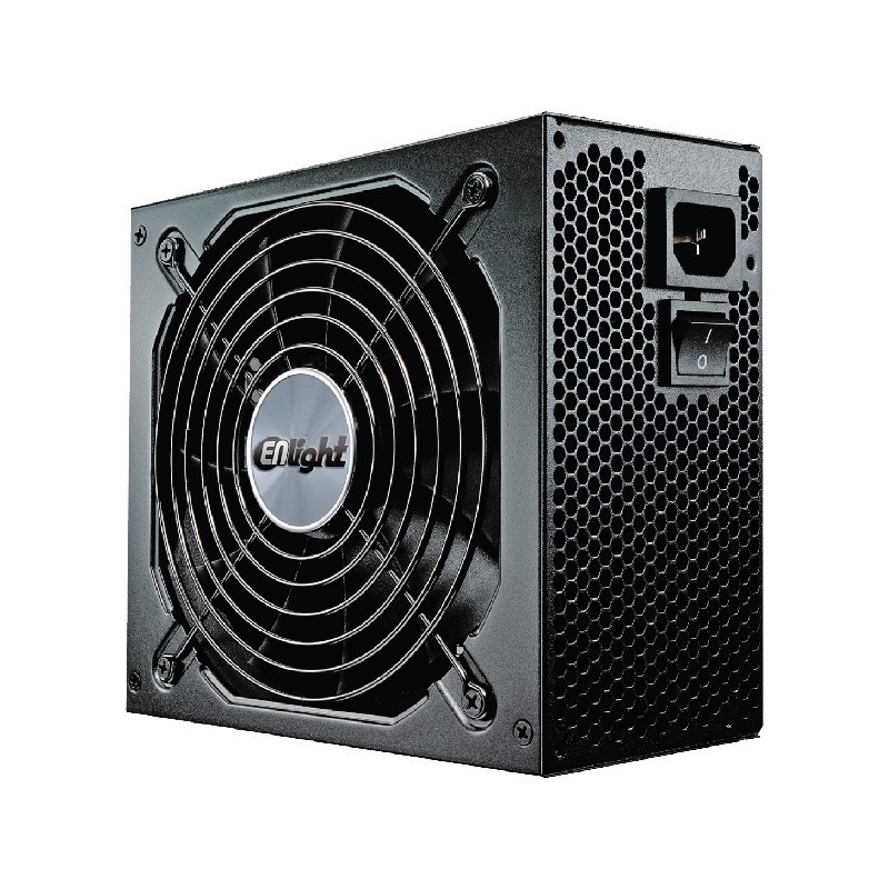 PSU POWER SUPPLY ENLIGHT 500W 500 W 80+ BRONZE BLACK SILVER