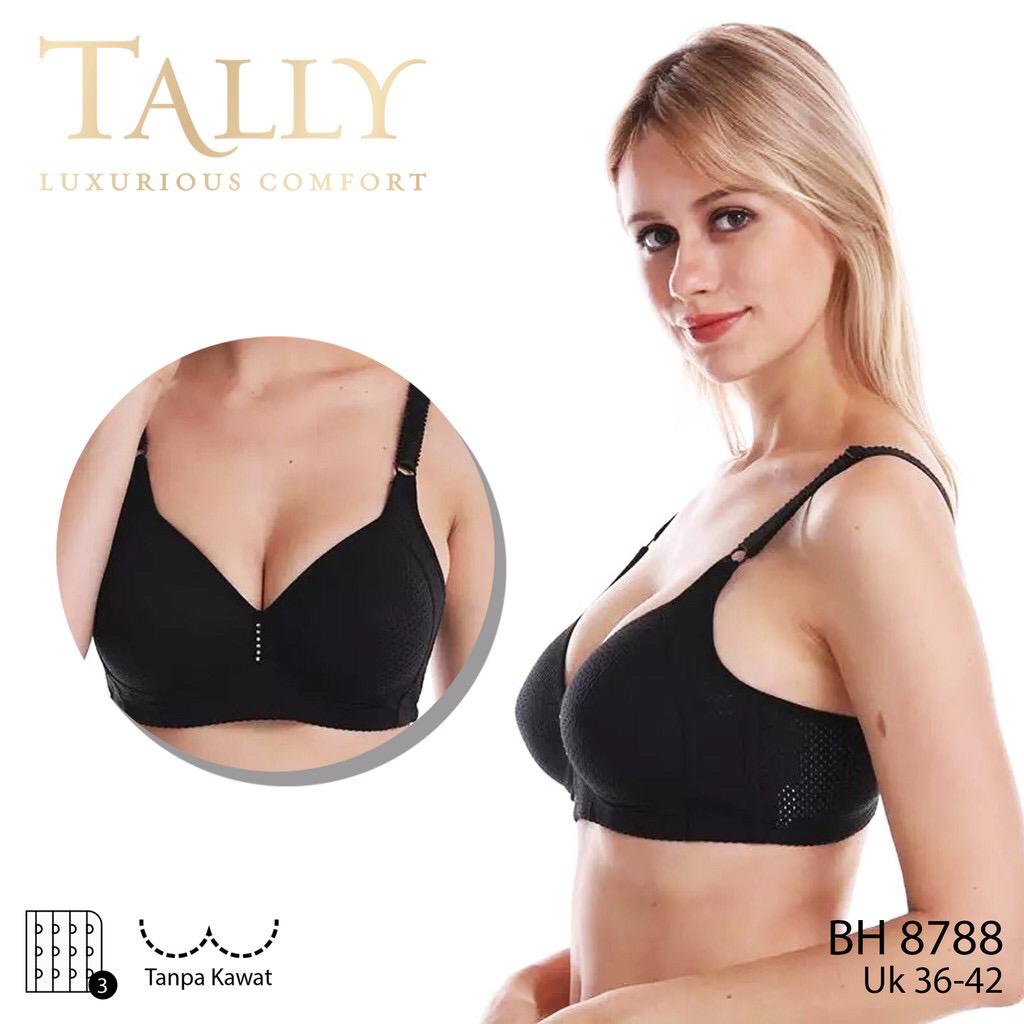 BH BRA TALLY 513 - BH BRA 513 TALLY - TANPA KAWAT CUP C BUSA TIPIS JUMBO SIZE 36 38 40 42 -  BH BRA TLLY HARIAN -ARA98STORE - ASLI MEREK TALLY - BH TALLY - BH BAGUS NYAMAN DOI PAKAI BUAT DIRUMAH - BH TERLARIS