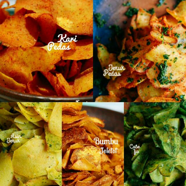 

[500gr] Keripik singkong 5 varian rasa