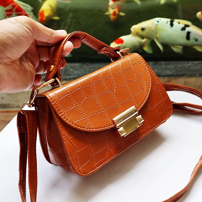  Tas  Selempang  Mini Croco micro Wanita  6747 Sling bag 