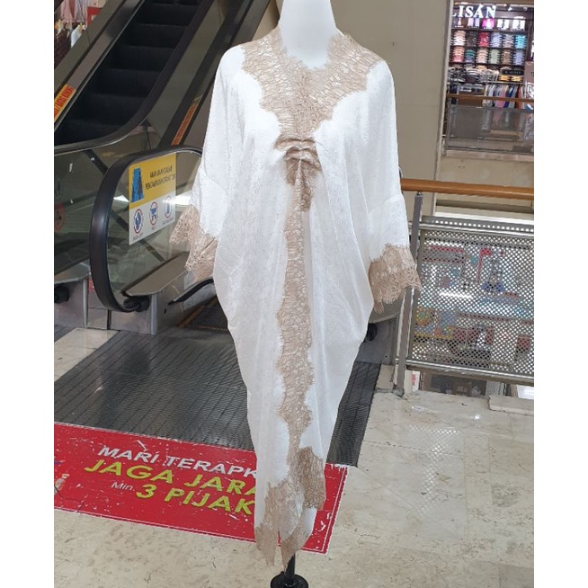kaftan renda wanita/viscose/lance