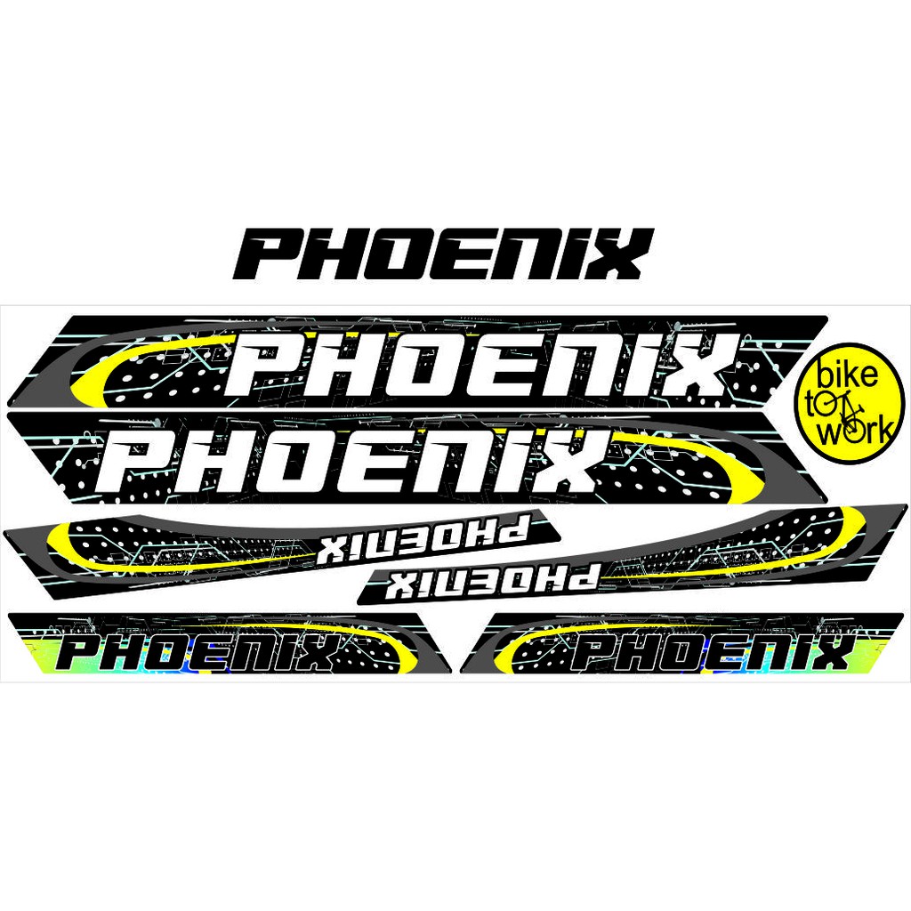 STRIPING DECAL SEPEDA PHOENIX MTB STICKER