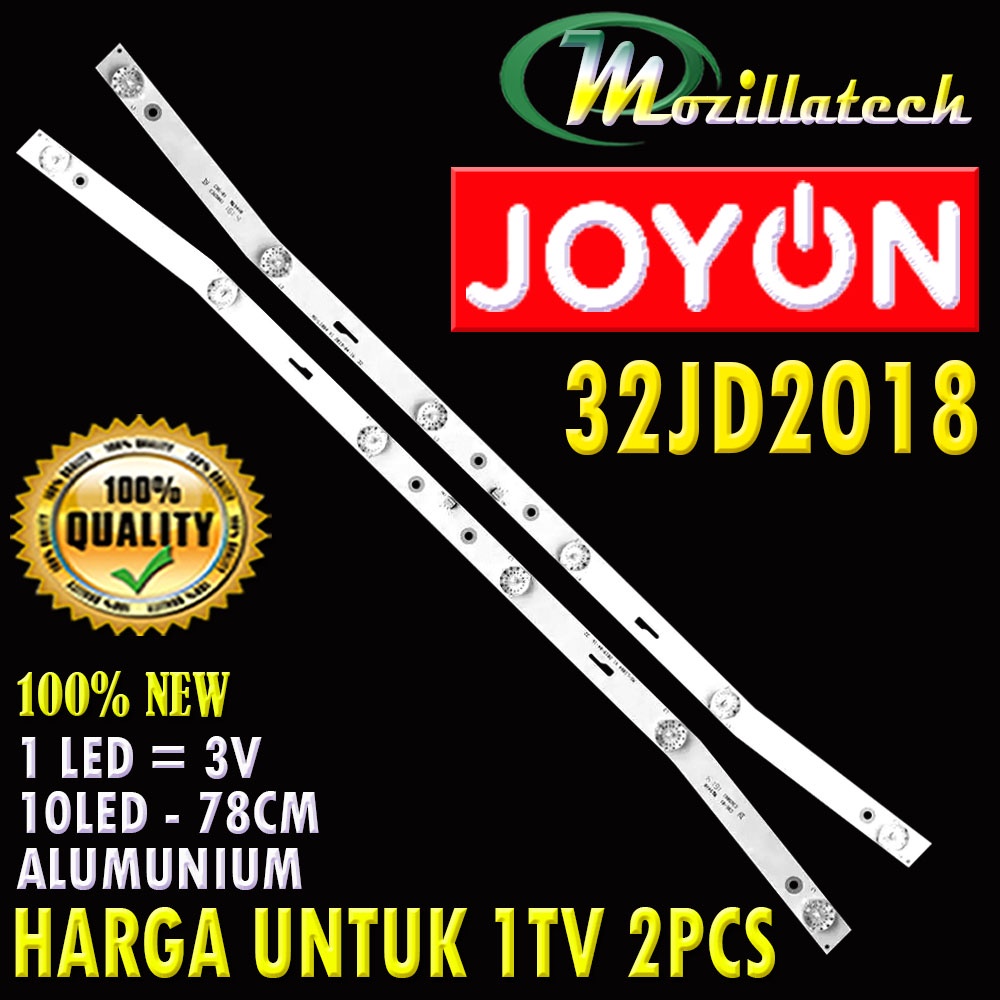 BACKLIGHT TV JOYON 32JD2018 LAMPU LED BACKLIGHT TV JOYON 32JD2018 6 LED 6 KANCING