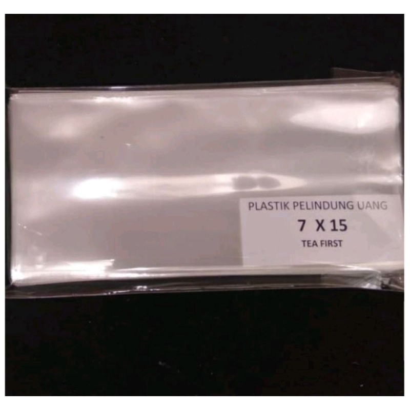 

(10 lbr ) Plastik Uang/Bungkus Uang