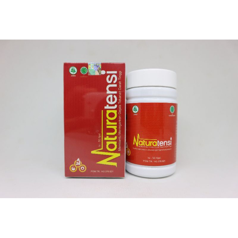 Naturatensi Naturafit Asli 100% Original / Obat Hipertensi Darah Tinggi (isi 50 Kapsul)