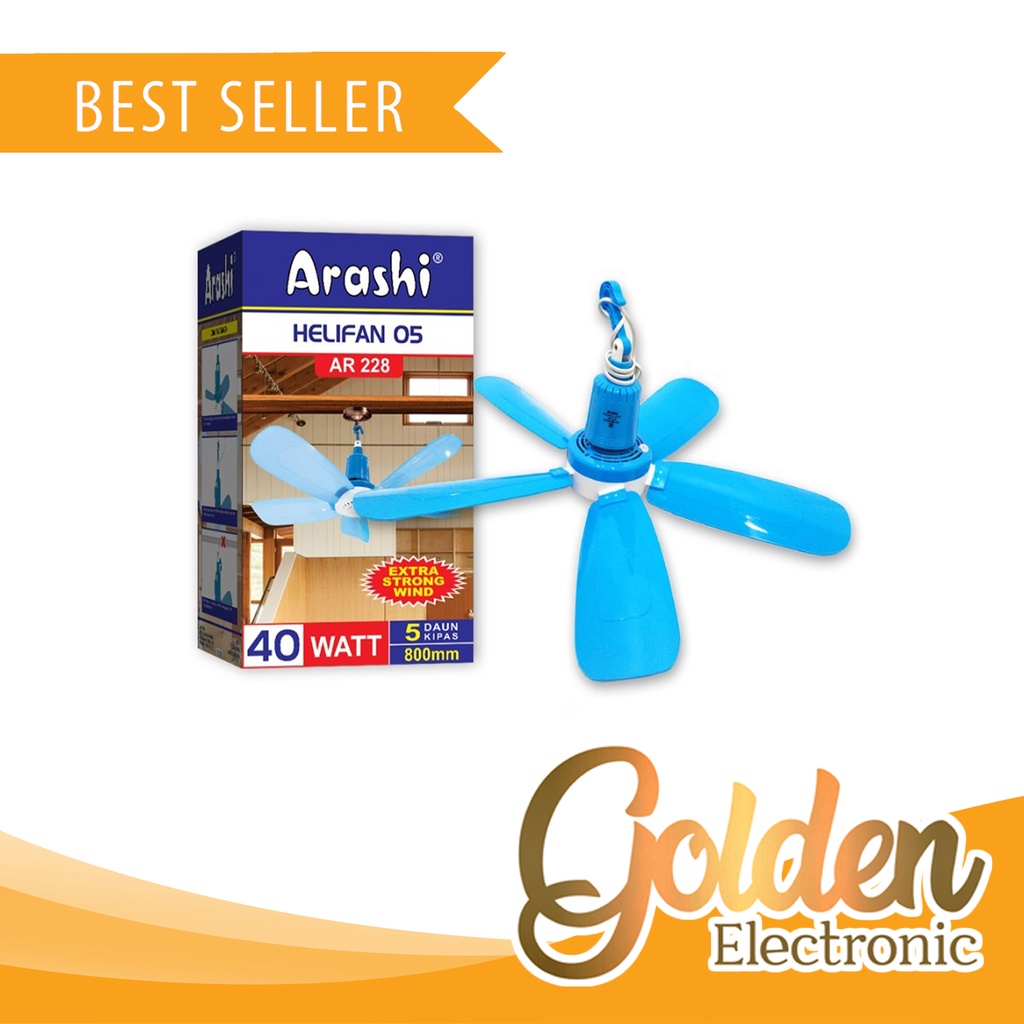 Kipas Angin Gantung Arashi Helifan 05 40 Watt AR 228 40watt