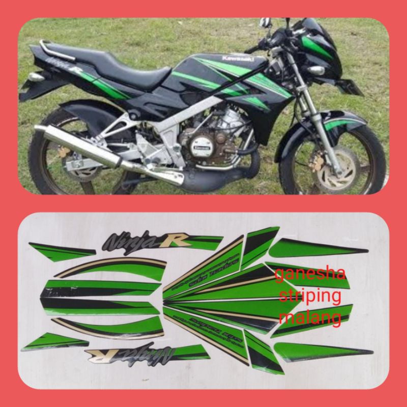 striping stiker ninja r se 2015