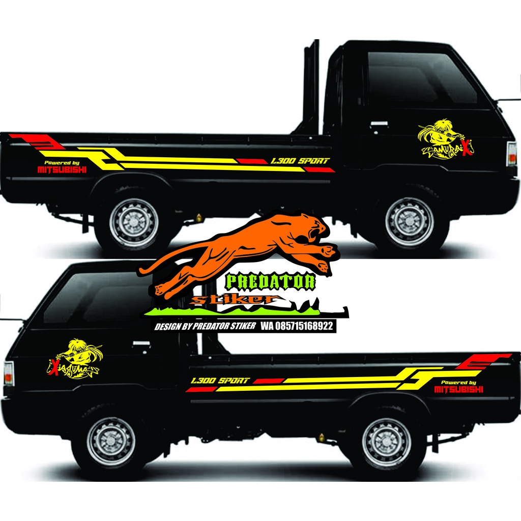[COD] STIKER CUTTING MOBIL PICK UP L300 STIKER CUTTING MOBIL PICK UP L300 BISA CUSTOM NAMA