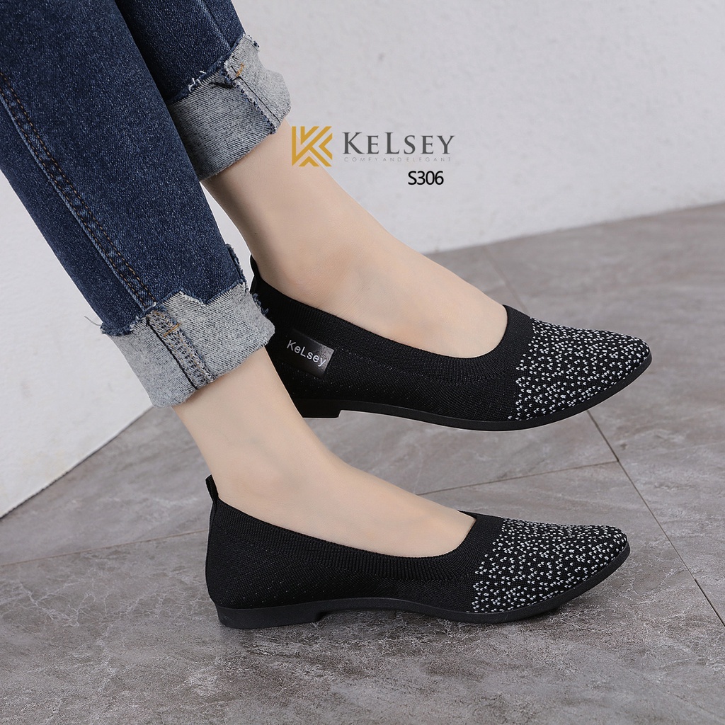 Nicole Sepatu Slip On Wanita / Sepatu Flat Wanita S306