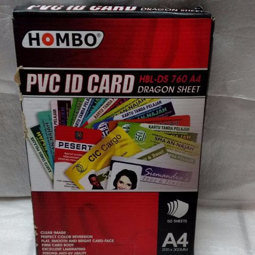 

Pvc Id Card Eceran isi 10 Lembar HOMBO