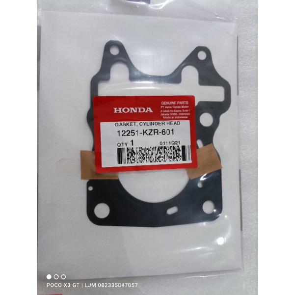 paking perpak kop head vario 125 old lama dan vario 125 LED 12251-KZR-601 ORI