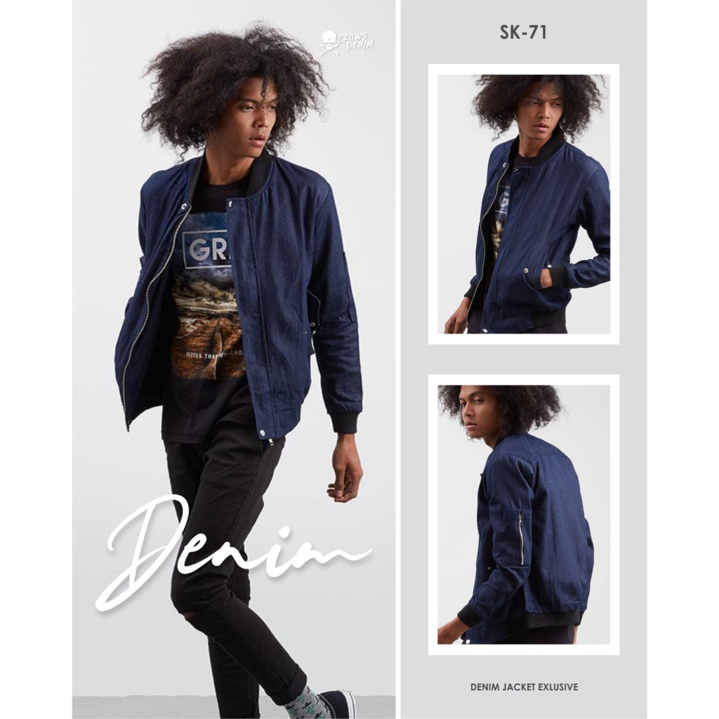 Jaket Denim Remaja Pria SK 71