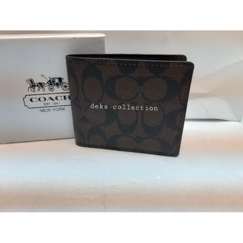Dompet pria coach dompet lipat coach import