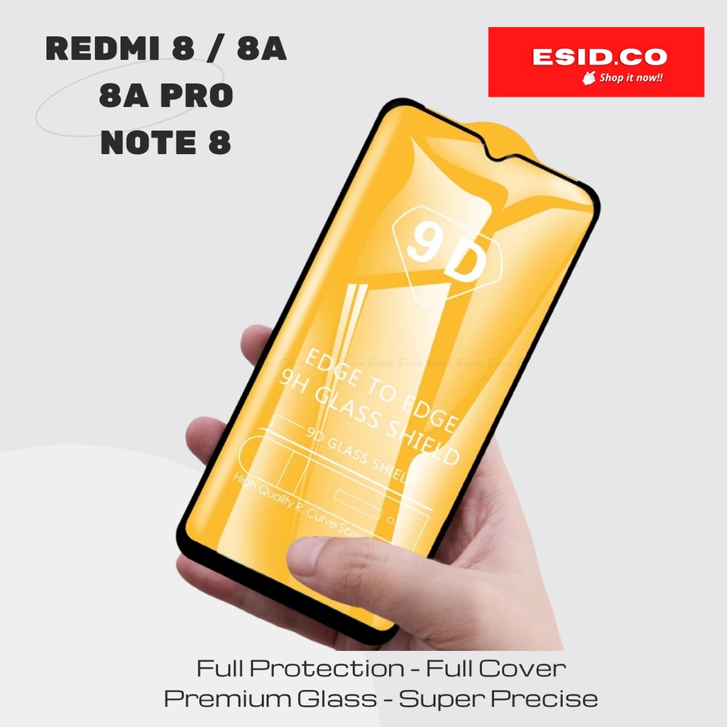 Tempered Glass 9D Redmi 8A Note 8 Pro 8 Note 8 11D Full Cover Premium Quality