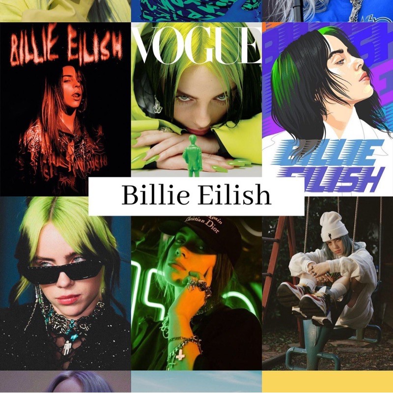 [KYAACO] Wall Poster Billie Eilish / Wall Poster Aesthetic / Custom / Wall Decor Aesthetic