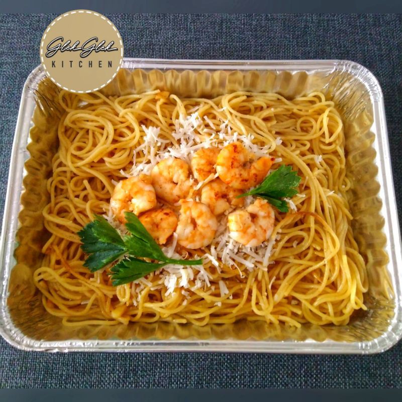 

Garlic Shrimp Spaghetti