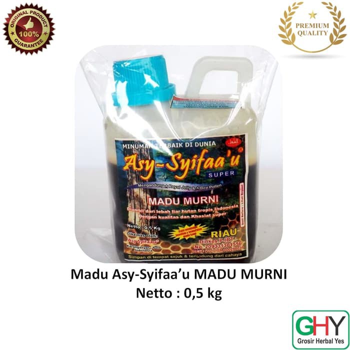

Madu Hutan Riau Super Asy Syifau / Syifa'u / Syifaa'u 500 gr