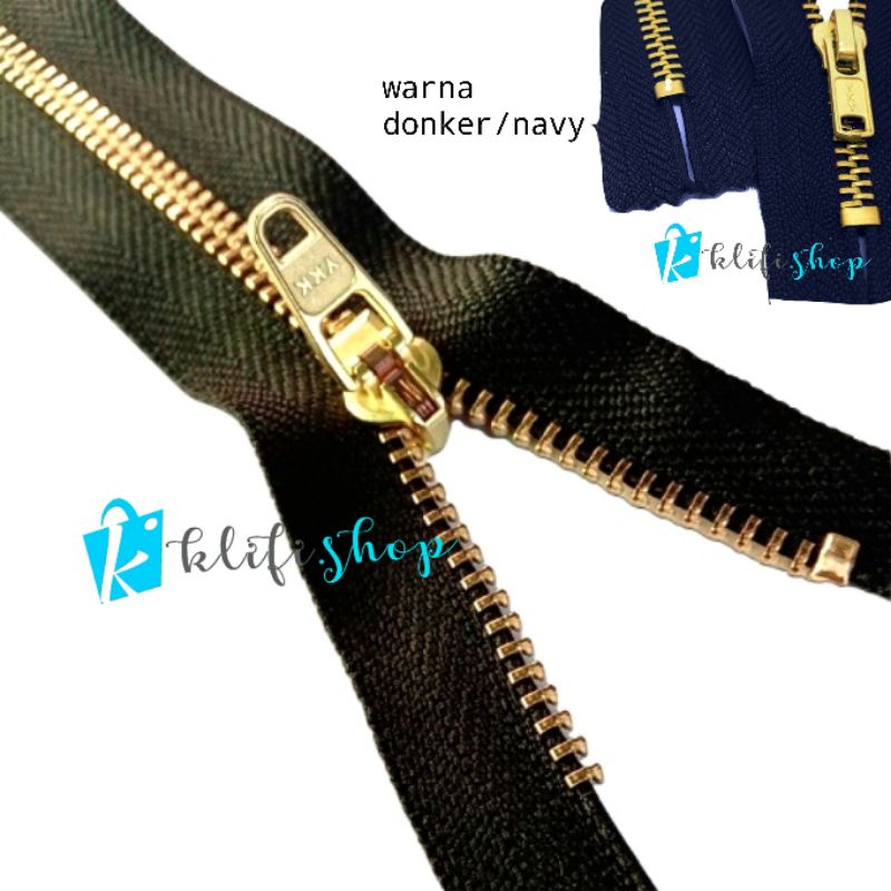 RESLETING CELANA JEANS MERK YKK DAN LOKAL