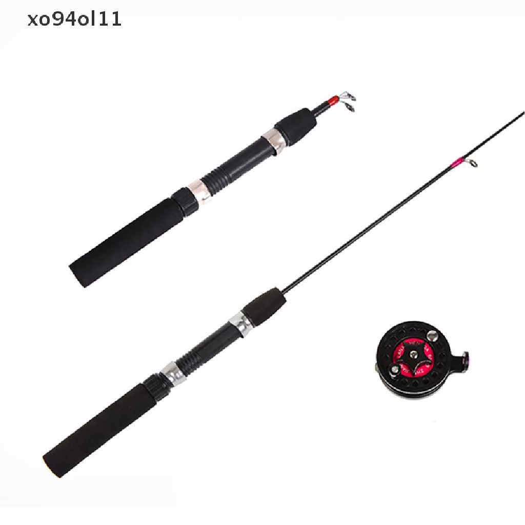 Joran Pancing Teleskopis Mini Portable Untuk Memancing Di Es / Musim Dingin