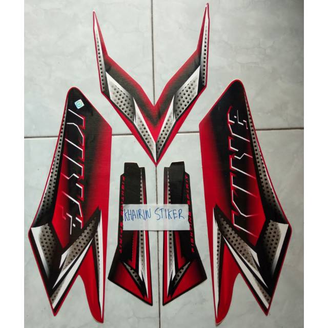 striping rx king 2008 merah