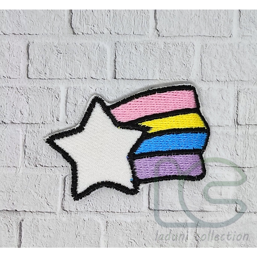 PATCH BORDIR TEMPEL RAINBOW STAR