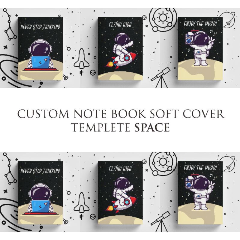 

Notebook Buku Catatan Custom A5 Soft Cover 200 Halaman Jilid Binding Space