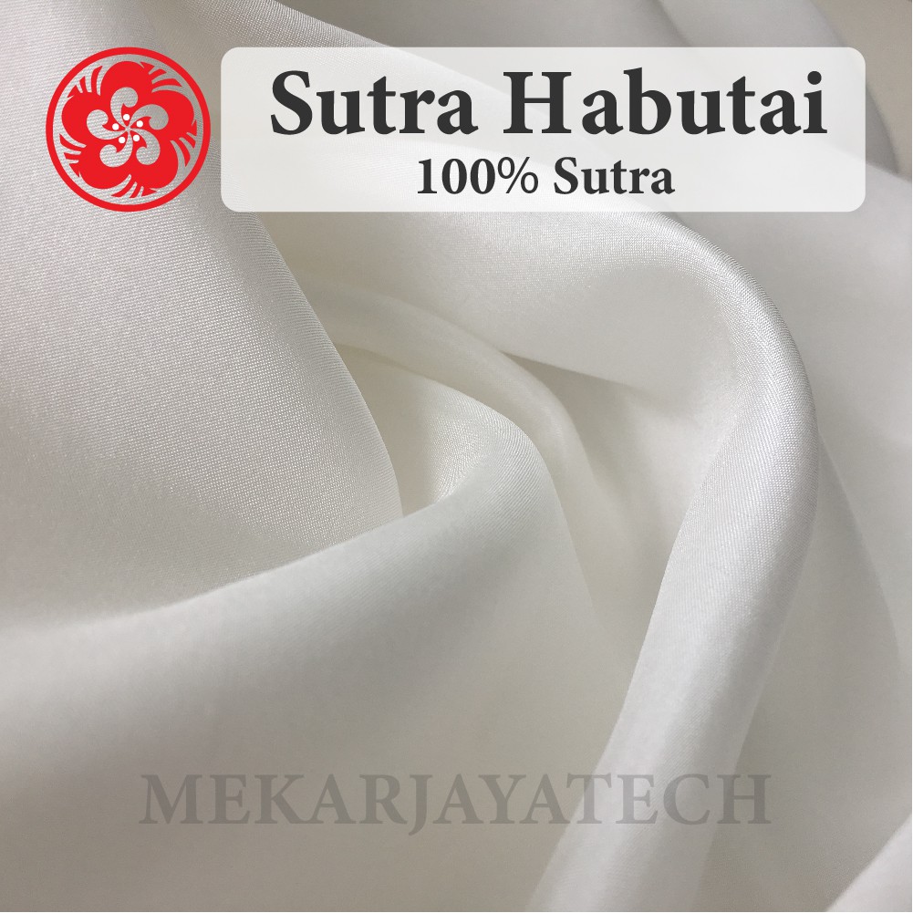 Jual Kain Sutra Habutai 100% Asli Sutra