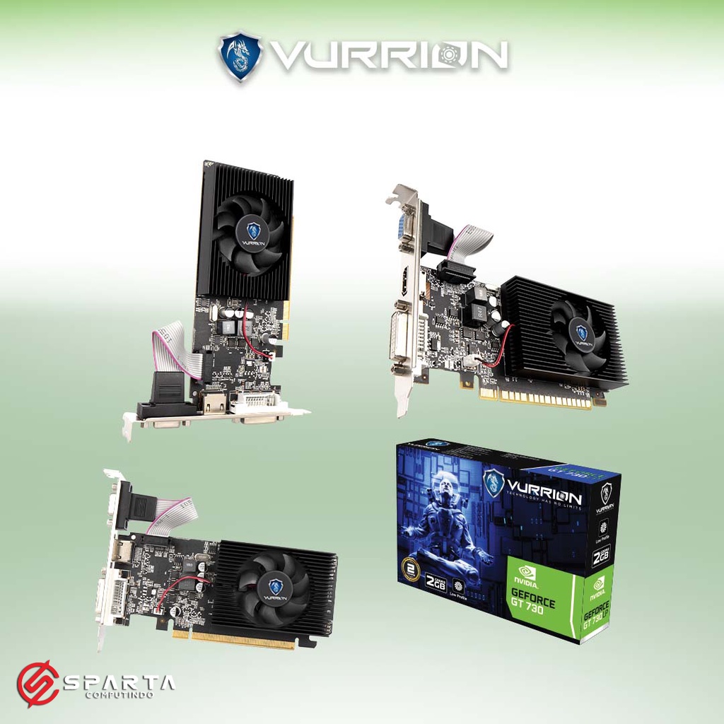 VGA Nvidia Geforce GT 730 2GB GDDR3 Vurrion New Garansi Resmi