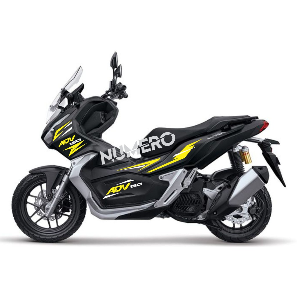 Cutting Sticker Honda Adv 150 Stiker Striping Adv Hitam Keren