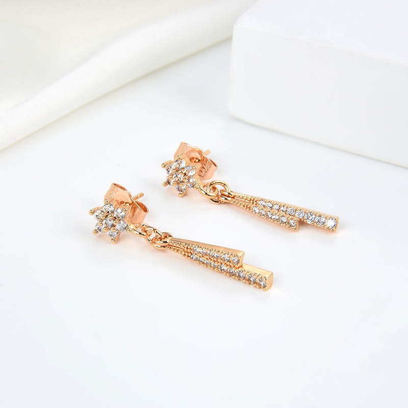 COD anting titanium wanita emas muda anti karat dewasa tusuk korea asli panjang dan luntur korea style selamanya dewasa 60e-154E