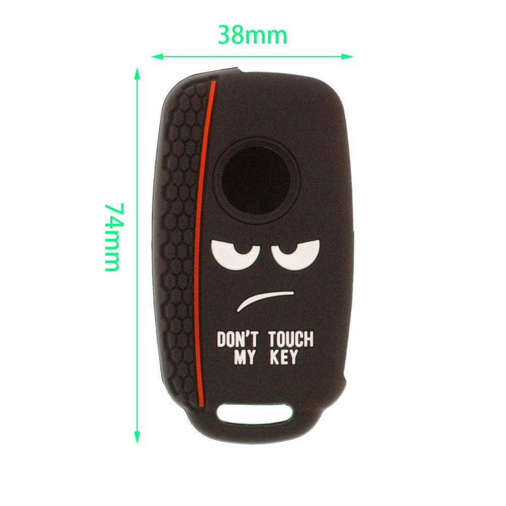 Top Car Key Case Silikon Pelindung Lembut Baru