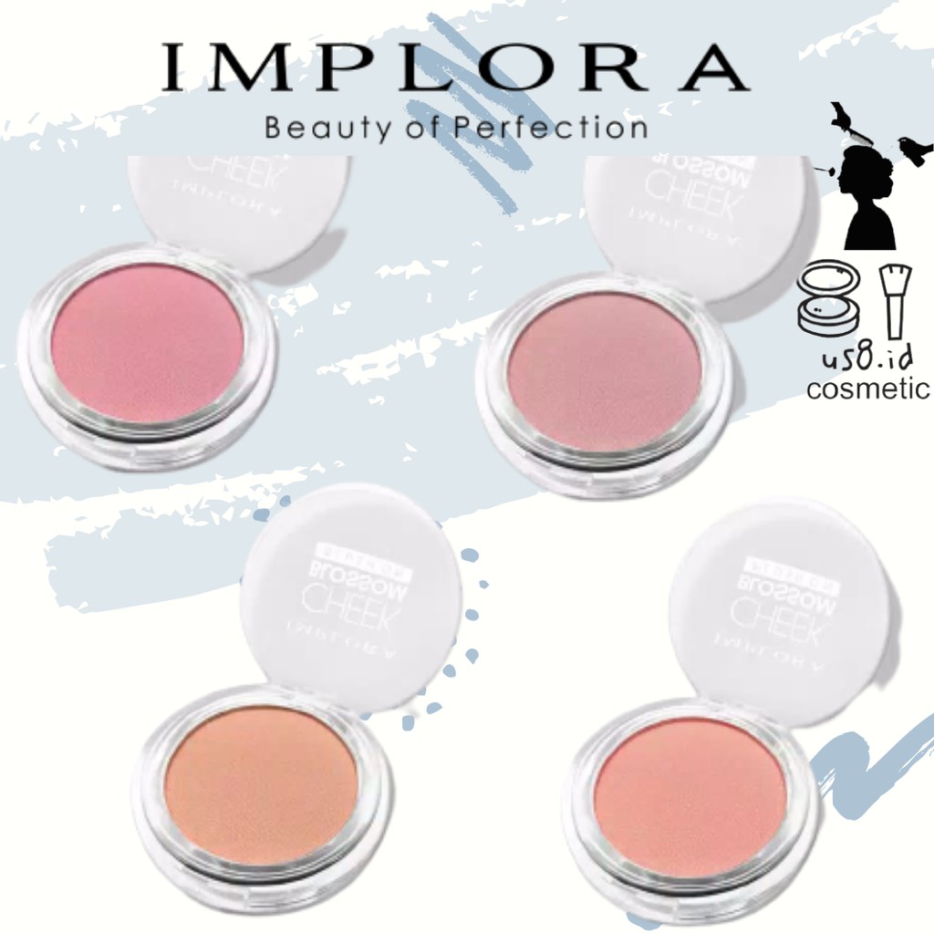 IMPLORA (✔️BPOM) Cheek Blossom Blush On 3.5g | Implora Cheek Blossom Blush On | perona wajah blushon