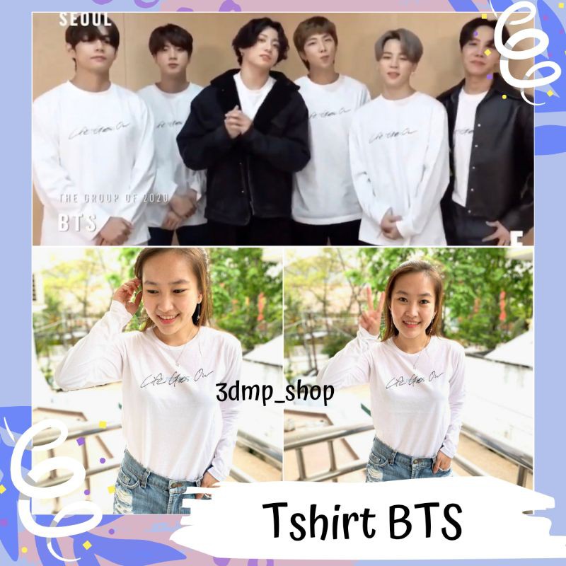 Tshirt Kaos Bts Life Goes On