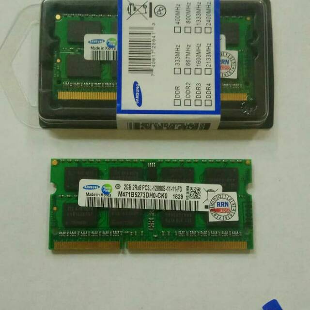 Ram Memori Sodim Laptop SAMSUNG 2GB DDR3L PC3L 12800 Original