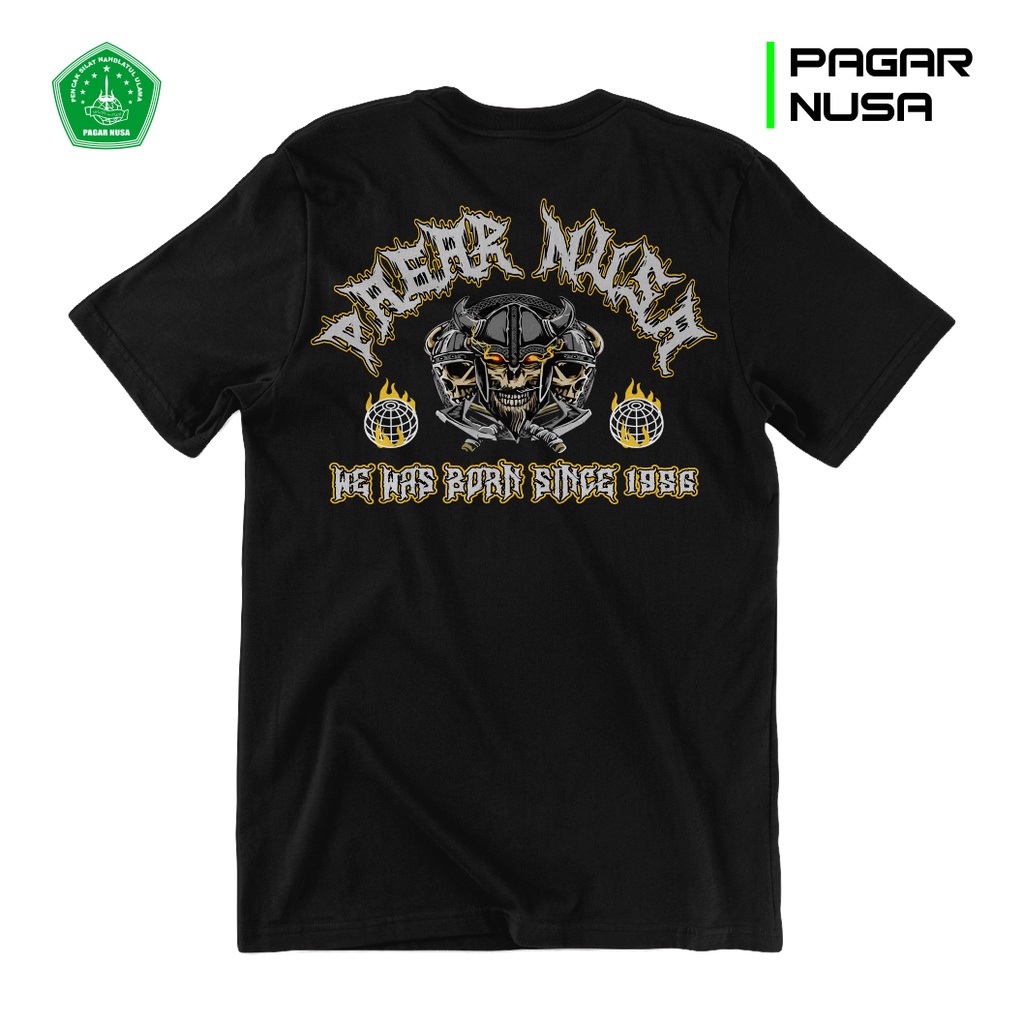 Kaos Pagar Nusa Trisula Gasmi Garapn Senyapn Kode Pn Grey Skull