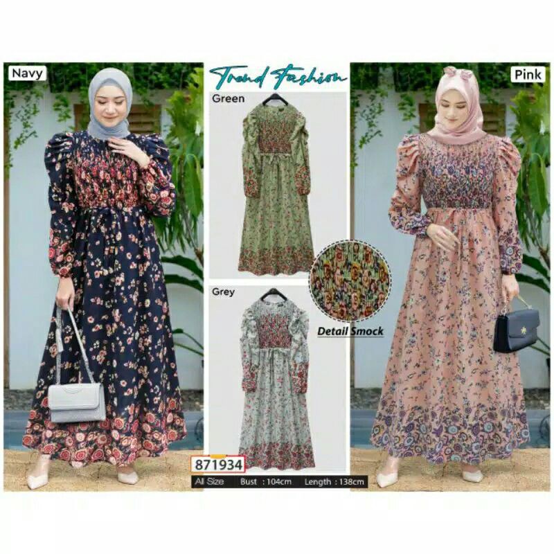 Gamis smoke balon by EXTU