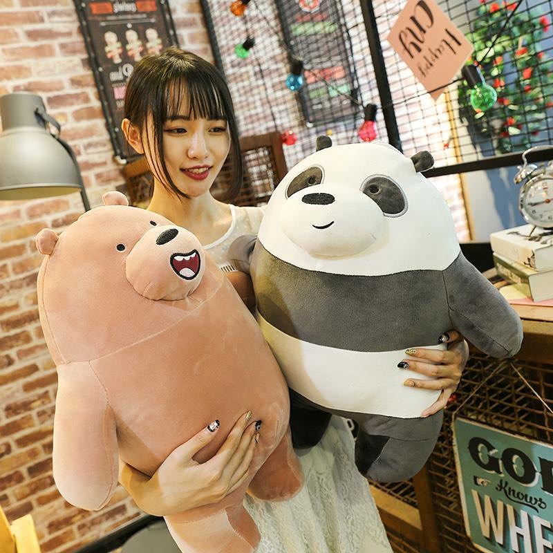 BONEKA WE BARE BEAR SITTING PANDA/GRIZZLY/ICE BEAR SUPER LEMBUT