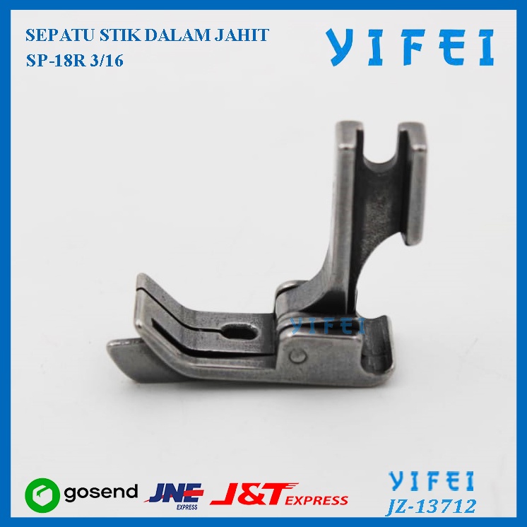 Sepatu sp-18 lidah hidup mesin jahit high speed industri jarum 1/SP-18R Sepatu Stik Kanan Mesin Jahit High Speed Industri/YIFEI-13712 - 1per16