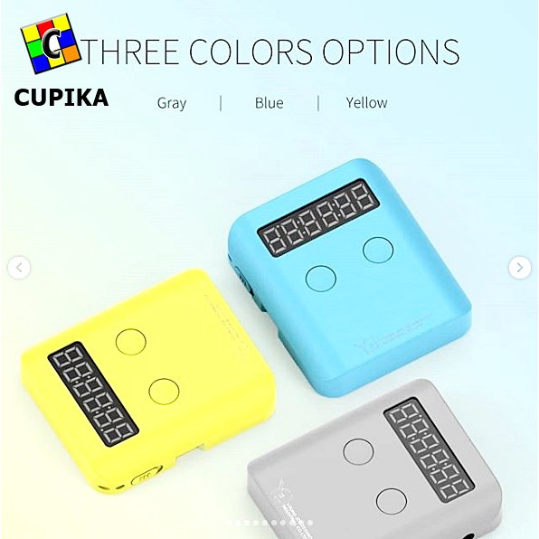 Timer Rubik Yongjun Timer Pocket Grey Abuabu speedstack speedtimer