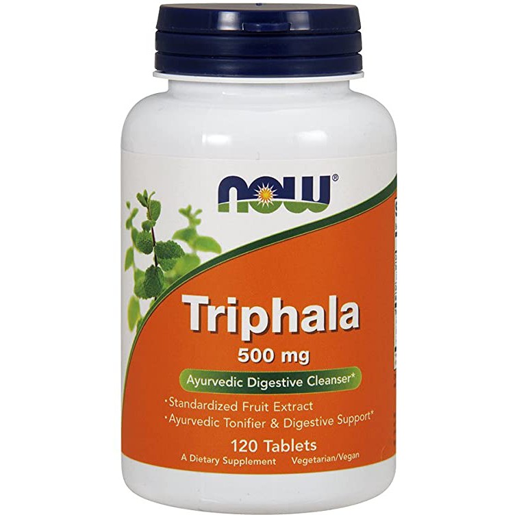 Now Foods Triphala 500 mg 120 Tab Sup Pencernaan Sulit Buang Air USA