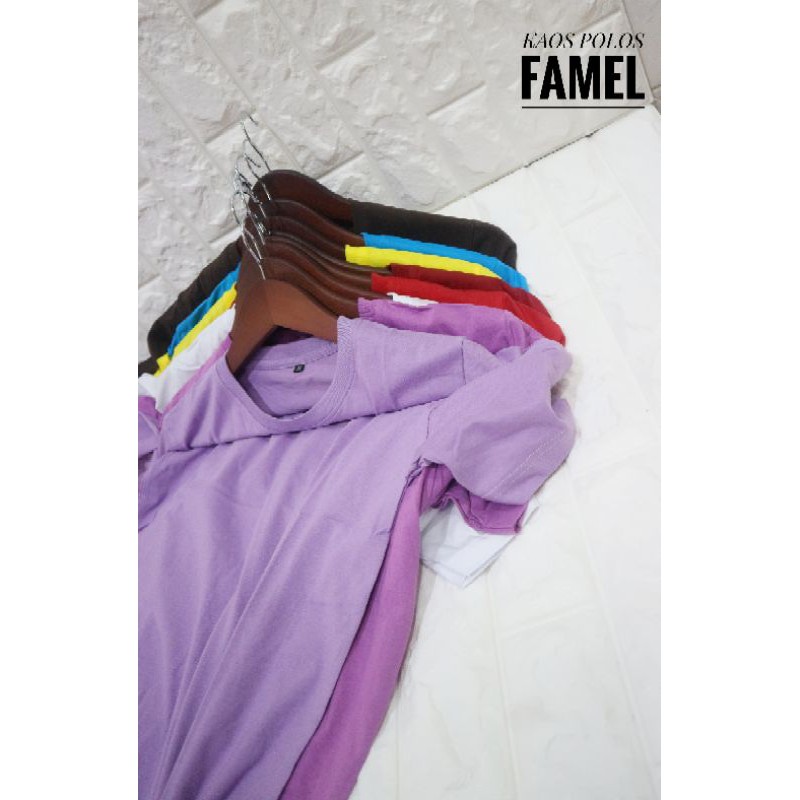 Kaos Polos Cotton combed 30s / Kaos Cotton combed / Kaos Katun / Grosir Kaos cotton combed 30s