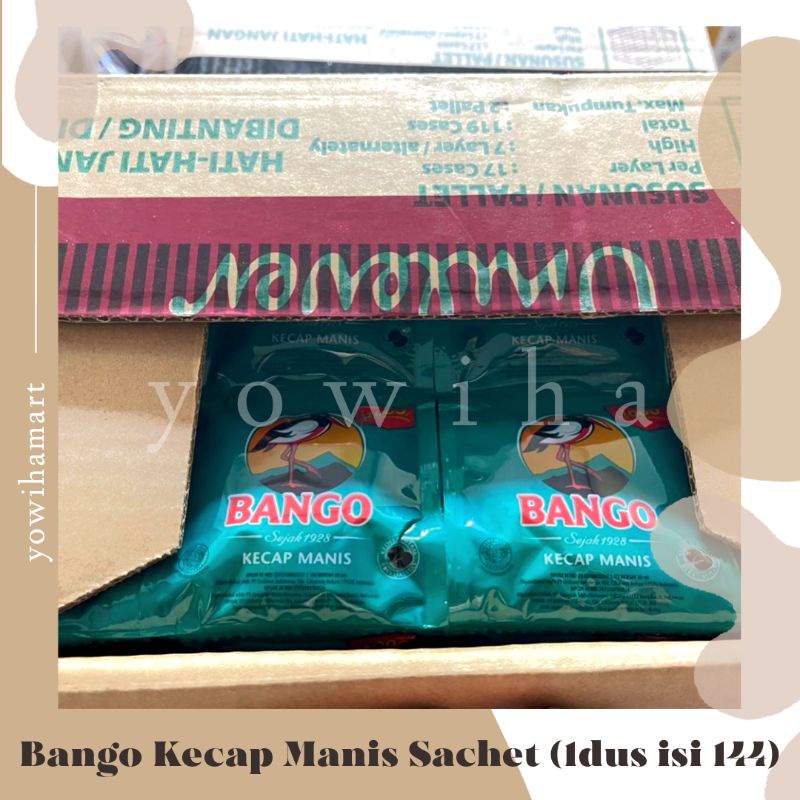 

Bango Kecap Manis (Kemasan Rp 1000) - 1 Dus isi 144sachet x20ml (Tidak Melayani Ecer)