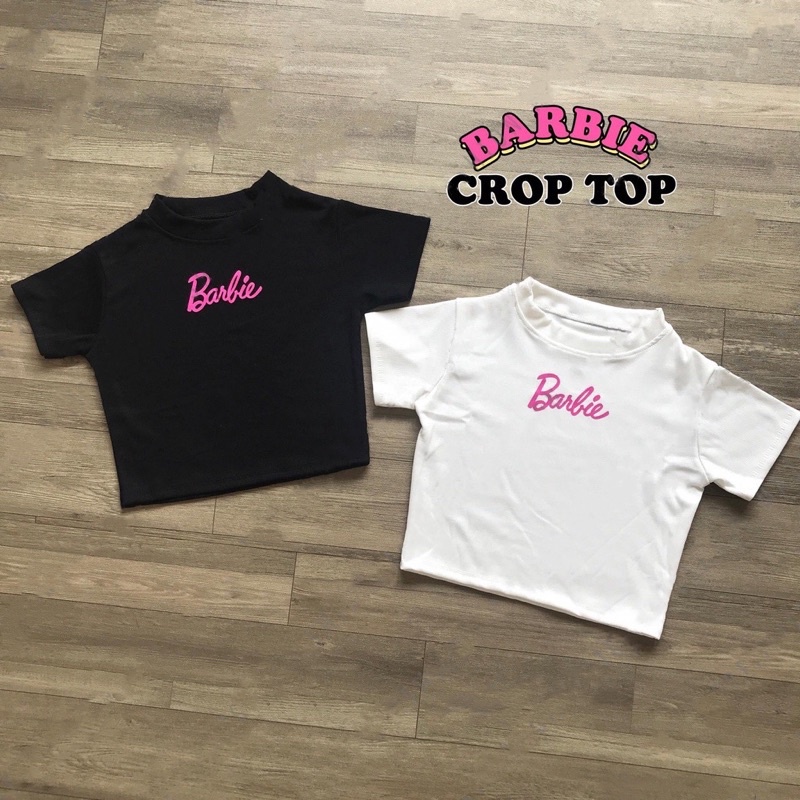 Tq88indonesia Baju Crop Wanita Terbaru / BarBarbie Crop Top / Baju Seksi Wanita Terbaru / Ootd Terbaru / Outfit Kekinian / Pakaian Casual Wanita