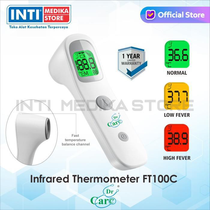 DR CARE Termometer Non Kontak FT 100C | Thermometer Infrared NEW