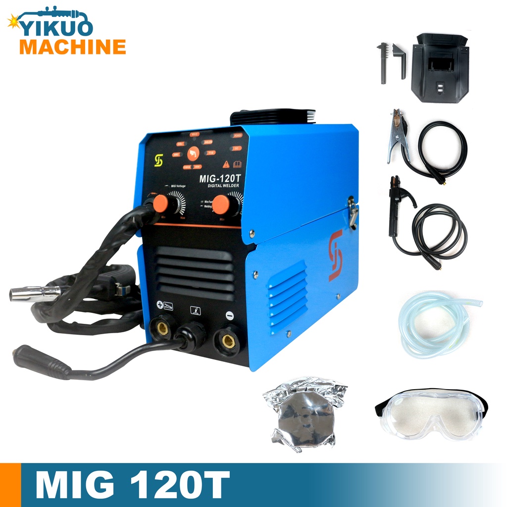 BOSI MESIN LAS ELEKTRIK MIG 120T / MESIN LAS TANPA GAS / GASLES MIG 120T