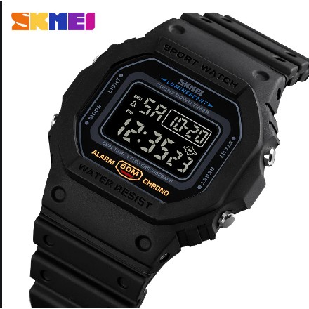 Jam Tangan Pria Skmei 1628 Jam Tangan Rubber Pria Jam Tangan Cowok Sport Jam SKMEI