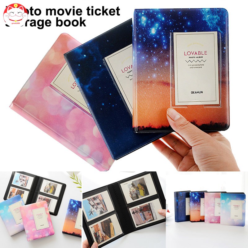 1Pc Album Foto Dengan 64 Saku Untuk Instax Mini